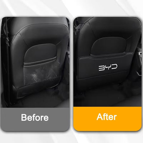BYD Seat Back Protector Anti-Kick Pad: Shield Your Seats from Scratches, Kicks & Spills!