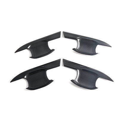 Premium ABS Carbon Fiber Door Handle Protection Kit for BYD Shark 6 (2024-2025) | Exterior Cover & Interior Bowl Frame