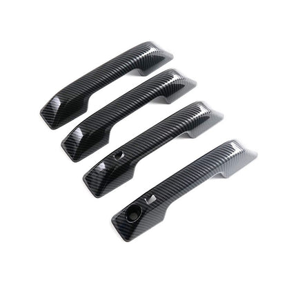 Premium ABS Carbon Fiber Door Handle Protection Kit for BYD Shark 6 (2024-2025) | Exterior Cover & Interior Bowl Frame