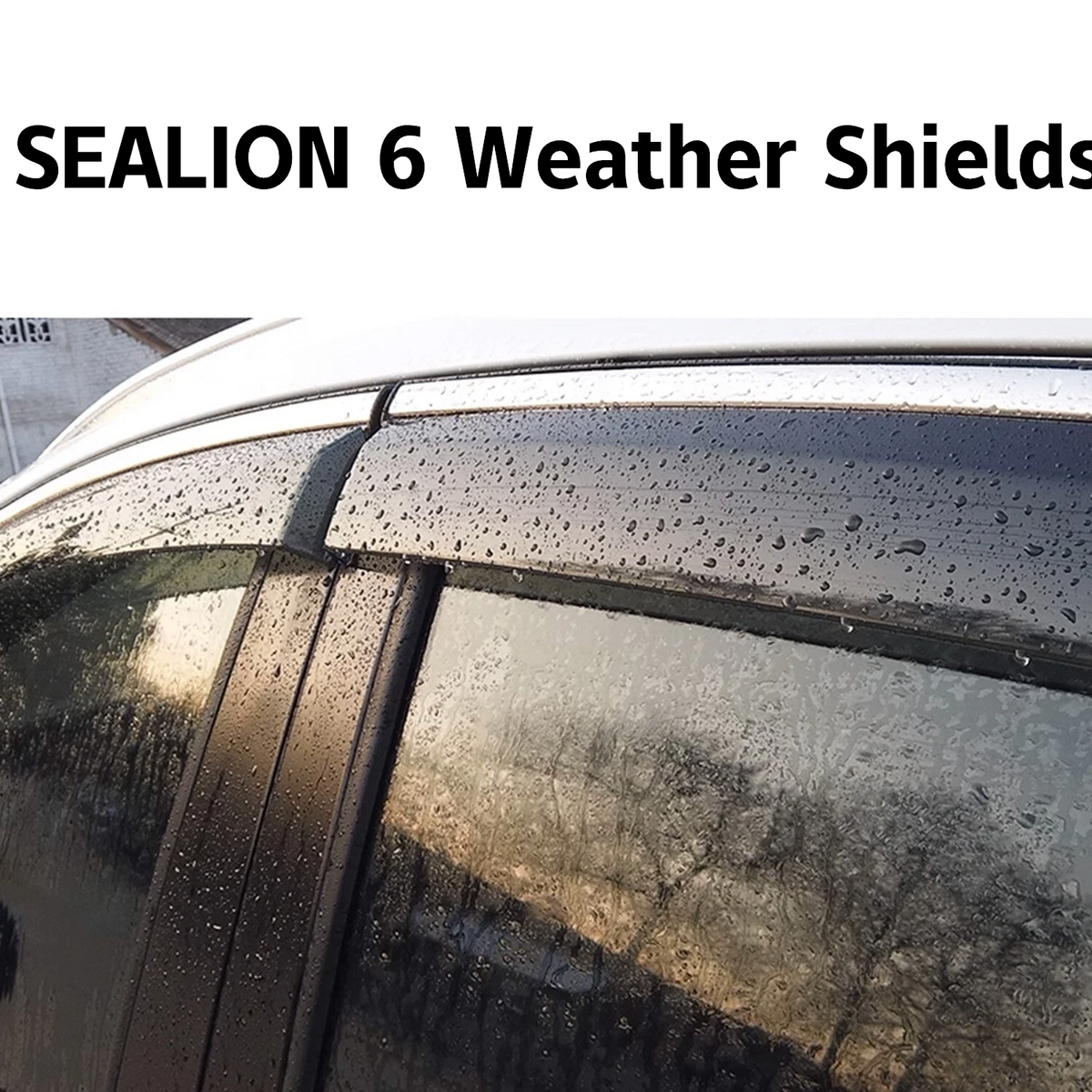BYD Sealion 6 Stainless Steel Window Visors | Weathershield Set