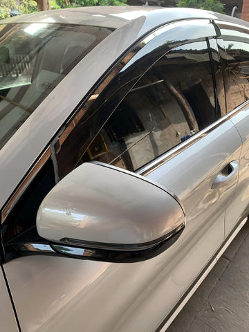 BYD ATTO3 Stainless Steel Window Visors | Weathershield Set