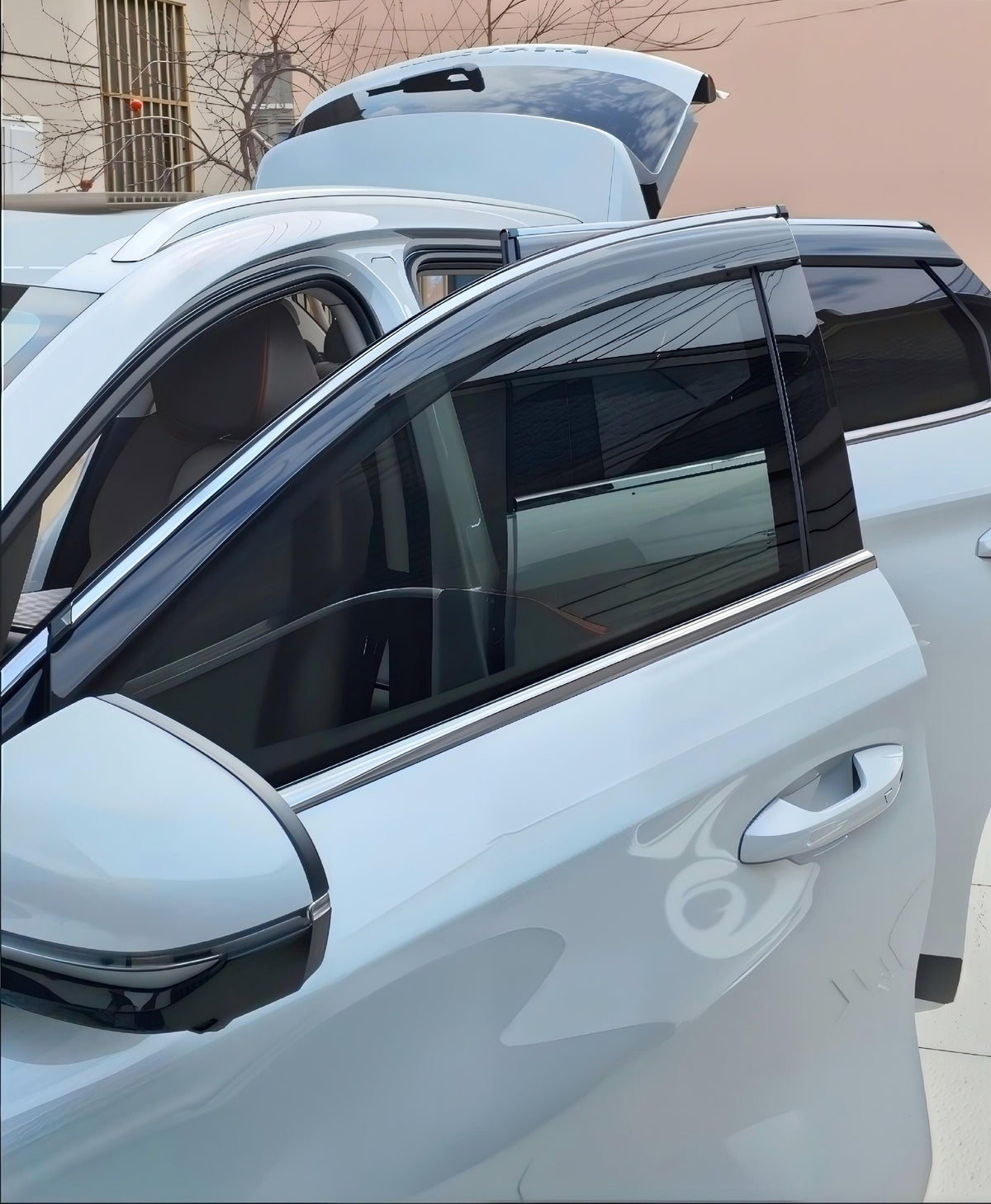 BYD ATTO3 Stainless Steel Window Visors | Weathershield Set