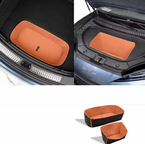 BYD Sealion 7 Front and Rear Trunk Leather Storage Mat – Full Surround Protective Pad