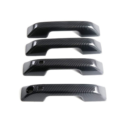 Premium ABS Carbon Fiber Door Handle Protection Kit for BYD Shark 6 (2024-2025) | Exterior Cover & Interior Bowl Frame