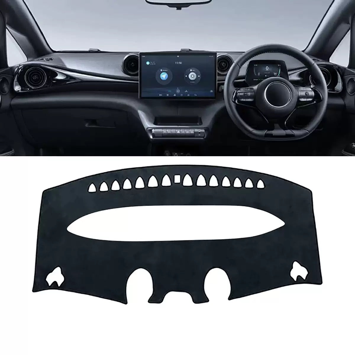 BYD Dolphin Dashboard Mat (2023+) - Non-Slip Microfiber Pad