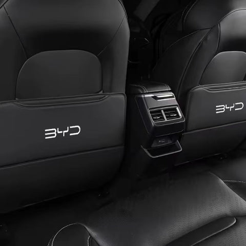 BYD Seat Back Protector Anti-Kick Pad: Shield Your Seats from Scratches, Kicks & Spills!