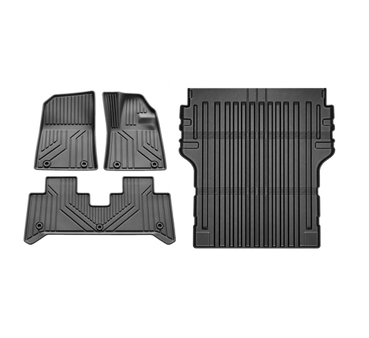 BYD Shark 6 front, rear & tray floor mat bundle