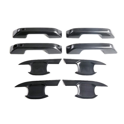 Premium ABS Carbon Fiber Door Handle Protection Kit for BYD Shark 6 (2024-2025) | Exterior Cover & Interior Bowl Frame