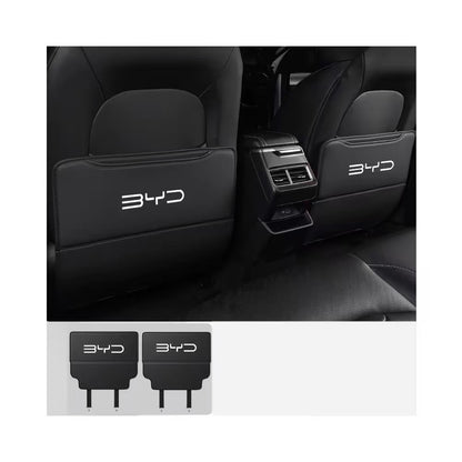 BYD Seat Back Protector Anti-Kick Pad: Shield Your Seats from Scratches, Kicks & Spills!