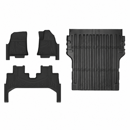 BYD Shark 6 front, rear & tray floor mat bundle