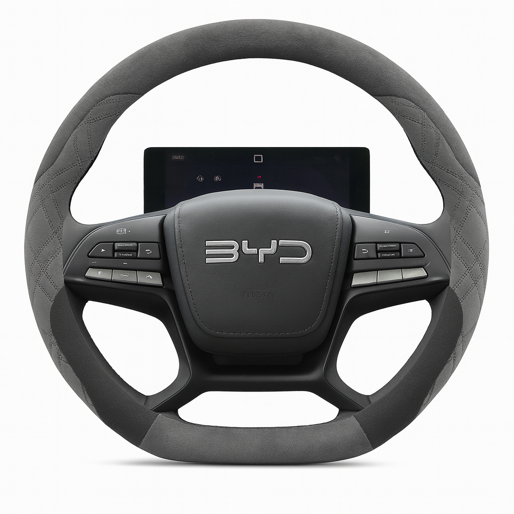 BYD ATTO 2 Car Steering Wheel Cover Ultra Thin Leather