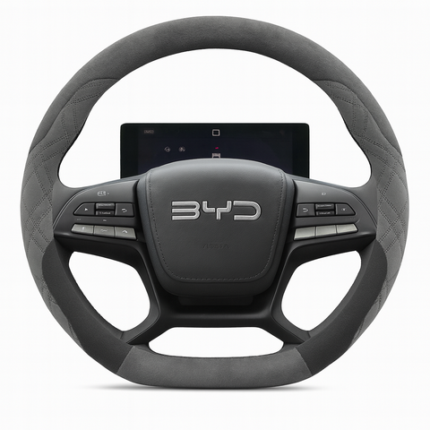 BYD ATTO 2 Car Steering Wheel Cover Ultra Thin Leather