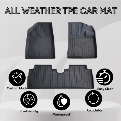 [Pre-Order]BYD ATTO 2 3D All-Weather TPE Floor Mats