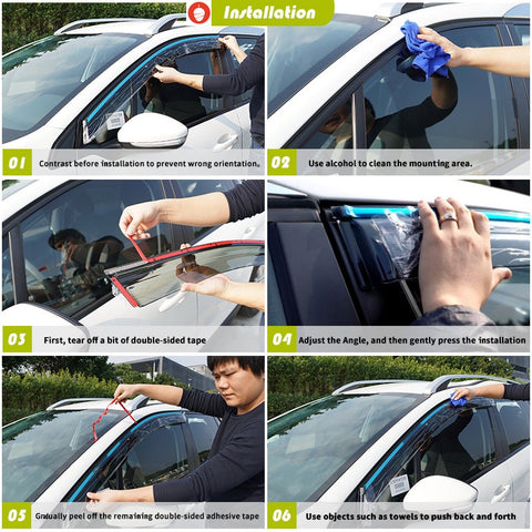BYD SEALION 7 Weathershields （2024-Present）