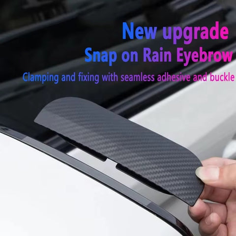 BYD Rear view Mirror Eyebrower Sticker Car Rain Eyebrow Cover 2PC