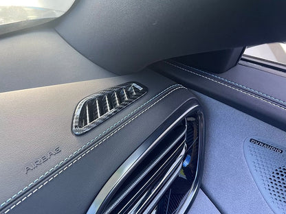 BYD SEAL Front upper air outlet frame Trim Covers Carbon fibre