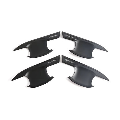 Premium ABS Carbon Fiber Door Handle Protection Kit for BYD Shark 6 (2024-2025) | Exterior Cover & Interior Bowl Frame