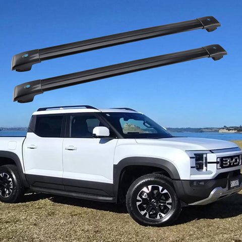 BYD Shark 6 Lockable Aluminium Roof Rack Cross Bars | Heavy-Duty Cargo Carrier