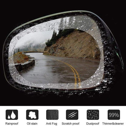 Car Rearview Mirror Film 2 pcs - TESLOVERY