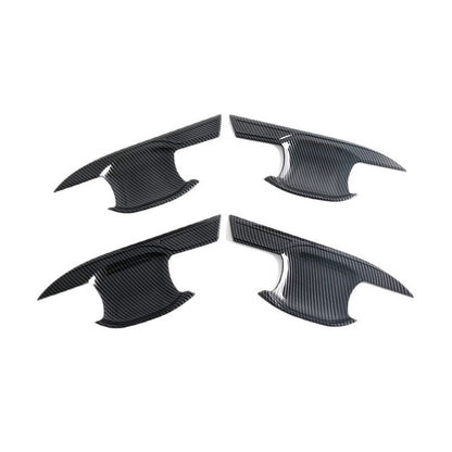 Premium ABS Carbon Fiber Door Handle Protection Kit for BYD Shark 6 (2024-2025) | Exterior Cover & Interior Bowl Frame