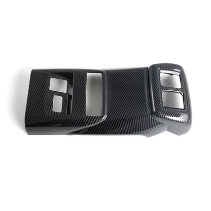Premium Carbon Fiber Rear Armrest AC Vent Cover Trim for BYD Shark 6 (2024-2025)